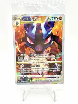 Lucario VSTAR SWSH291 SWSH: Sword & Shield Promo Cards Holo SEALED - Image 1