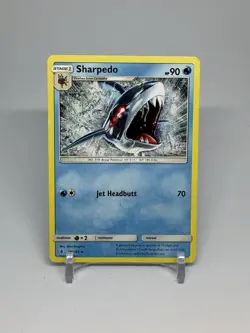 Sharpedo 28/145 Rare Guardians Rising Sun & Moon Pokemon Card 2017 - Image 1