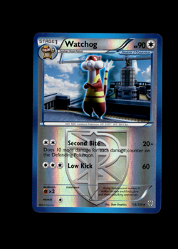 Pokemon 2012 Near Mint NM Watchog 113/135 Plasma Storm REVERSE Card - Image 1