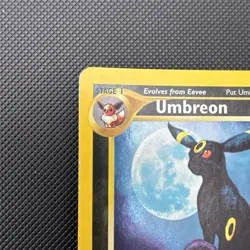 Umbreon 13/75 Holo Rare Neo Discovery MP WOTC Pokemon Card - Image 3