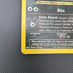 Umbreon 13/75 Holo Rare Neo Discovery MP WOTC Pokemon Card - Image 4