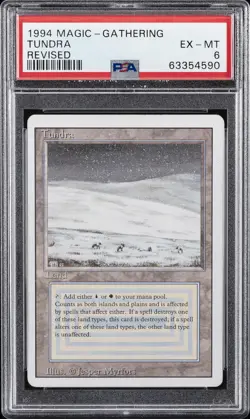1994 MTG REVISED TUNDRA PSA 6 - Image 1