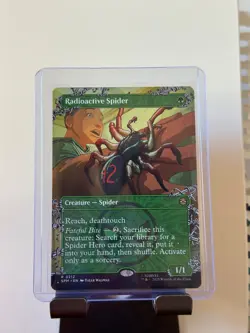 MTG, Radioactive Spider (Borderless) 212 NM Marvel's Spider-Man Regular - Image 1