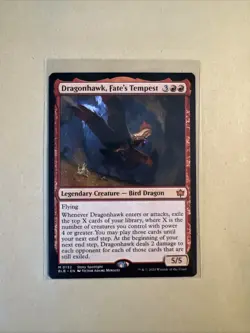 MTG Dragonhawk, Fate’s Tempest BLB 0132 M NM Regular - Image 1