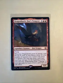 MTG Dragonhawk, Fate’s Tempest BLB 0132 M NM Regular - Image 2