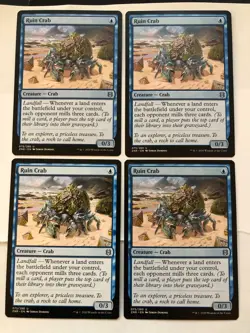 MTG 4x Ruin Crab - Zendikar Rising - Near Mint - Magic the Gathering Regular - Image 1