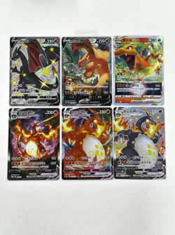 Pokemon S-Chinese 6 card Charizard set - Image 1