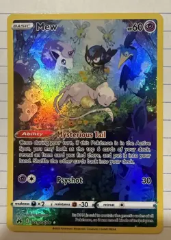 Pokemon TCG Mew Crown Zenith Galarian Gallery GG10/GG70 Holo Holo Rare NM/M - Image 1