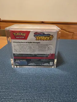 Pokemon Surging Sparks Booster Box With Acrylic Case New - Image 3