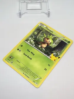 2021 Pokemon Chespin McDonalds 25th Anniversary Promo #6/25 Happy Meal Promo - Image 3