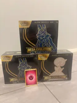 3x Pokemon TCG Mega Evolution Elite Trainer Box ETB *READ DESC* - Image 1