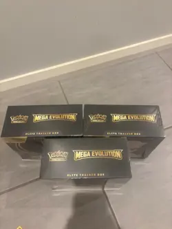 3x Pokemon TCG Mega Evolution Elite Trainer Box ETB *READ DESC* - Image 2