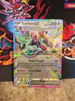 Pokemon TCG Cyclizar ex 159/191 Sv08: Surging Sparks Double Rare Rainbow Holo - Image 1