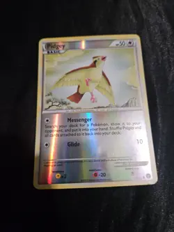 Pokemon TCG Pidgey 71/102 reverse holo Triumphant card - Image 1