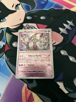 Mewtwo Reverse Holo NM 150/165 Scarlet & Violet 151 Pokemon Card - Image 1