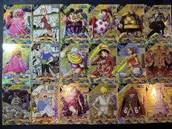 One Piece Set of 18 Collectible Character Anime SSR UR Cards CCG Luffy Nami - Image 1