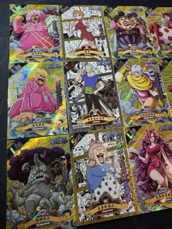 One Piece Set of 18 Collectible Character Anime SSR UR Cards CCG Luffy Nami - Image 2