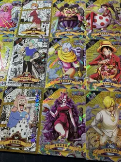 One Piece Set of 18 Collectible Character Anime SSR UR Cards CCG Luffy Nami - Image 3