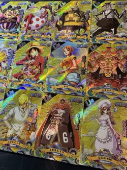 One Piece Set of 18 Collectible Character Anime SSR UR Cards CCG Luffy Nami - Image 5