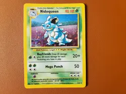 Nidoqueen 7/64 Pokemon Card TCG Jungle Unlimited Holo LP MP - Image 1