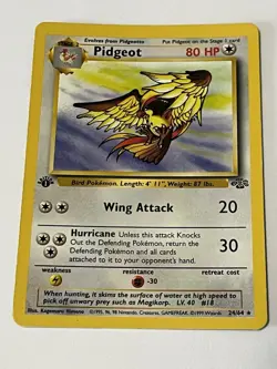 Pokemon TCG Pidgeot Jungle Card 24/64 Regular 1st Edition Rare Excellent - Image 5