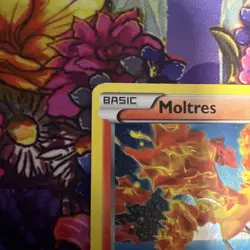 Pokemon TCG Moltres BW Next Destinies 14/99 Cosmos Holo Rare Promo Card EX - Image 2
