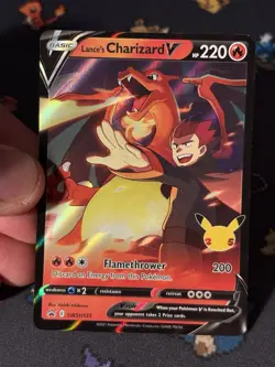 Pokemon Cards Lance’s Charizard V SWSH133 Celebrations Promo - (NM) #1 - Image 2