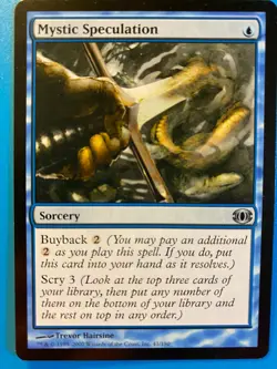 MTG 1x Mystic Speculation Future Sight Magic the Gathering Card x1 NM - Image 1