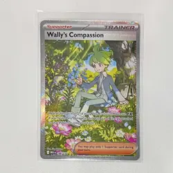 Wally's Compassion 186/132 Mega Evolution SIR Pokemon Card English NM - Image 1