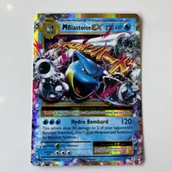 Pokemon XY Evolutions TCG M Blastoise Mega EX Holo Card 22/108 Ultra Rare - Image 1