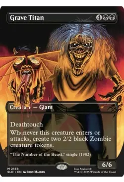 🚨MTG Secret Lair PRESALE Iron Maiden: Album Art Non-Foil Exclusive Scare Drop🚨 - Image 4