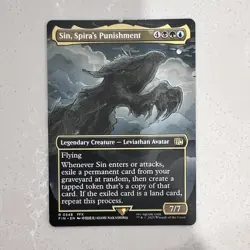 Sin, Spira's Punishment (Borderless) - 0348 - Final Fantasy - MTG NM/M FFX FF10 - Image 1