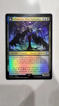 Ultimecia, Time Sorceress 0247 Uncommon Foil FFVIII FIN MTG FINAL FANTASY NM/M - Image 1