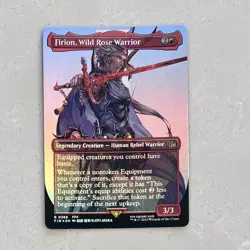 Firion, Wild Rose Warrior BORDERLESS - 0386 - Rare - Final Fantasy FIN MTG - Image 1