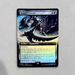 Reaper's Scythe (Extended Art) (Foil) 0117 Commander Final Fantasy MTG - Image 1