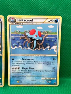 Pokemon Tcg Tentacruel 50/102 Reverse & Non Holo HGSS Triumphant - Image 3
