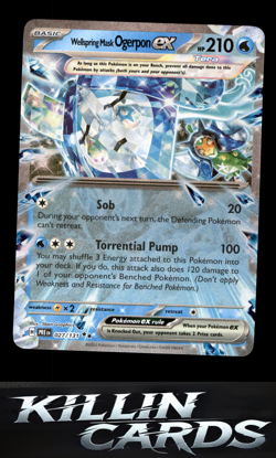 Wellspring Mask Ogerpon ex - 027/131 027/131 Pokemon Double Rare SV: Prismatic E - Image 1