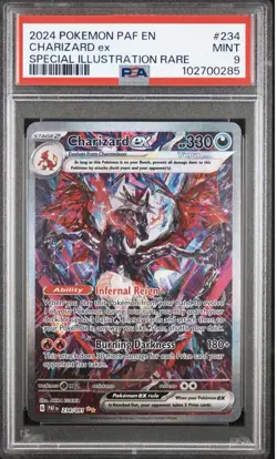 Charizard ex - 234/091 - Special Illustration Rare Paldean Fates PSA 9 Pokemon - Image 1