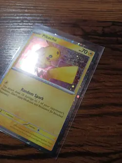 Pokemon TCG Temporal Forces Pikachu Cosmos Holo 051/162 - Image 2