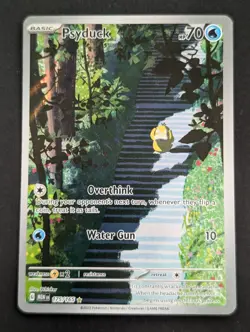 Psyduck 175/165 SV: Scarlet & Violet 151 Holo Illustration Rare 2023 Pokemon LP - Image 1