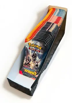 Pokemon TCG Surging Sparks Sealed Sleeved Booster Pack Lot Of 28 Brand New - Image 1
