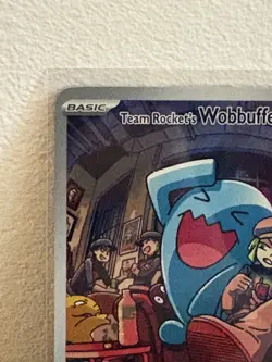 Pokemon TCG Team Rocket's Wobbuffet SVP203 Pokemon Center Stamped Promo - Image 3