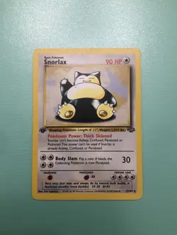 Snorlax 27/64 1st Edition Non-Holo Jungle Pokemon TCG - Image 1