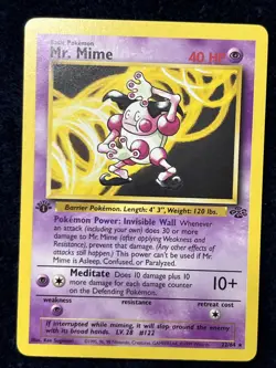 Mr. Mime - 1st Edition - Jungle (22/64) Pokemon TCG English SET BREAK vintage - Image 1