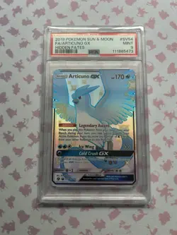 Articuno GX SV54/SV94 Hidden Fates 2019 Pokemon PSA 9 - Image 1