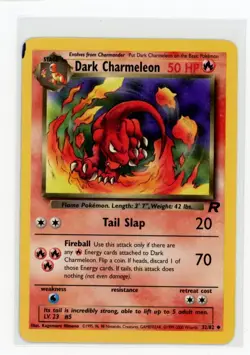 Pokemon Team Rocket #32/82 Dark Charmeleon - Image 1