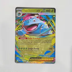 Mega Venusaur ex 003/132 Mega Evolution ENGLISH Pokemon TCG NM Double Rare - Image 1