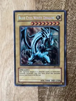 2002 Yu-Gi-Oh! Collectors Tin Promo Blue-Eyes White Dragon #BPT-003 Lightly Play - Image 1