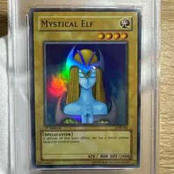 PSA10 2002 YU-GI-OH! LOB-062 MYSTICAL ELF 1ST EDITION-ASIAN-ENGLISH SUPER RARE - Image 2