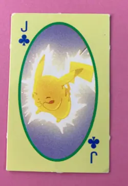 Pikachu Pokemon Playing Mini Size Poker Card Pikachu Nintendo Japanese F/S - Image 2